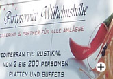 Beschriftung eines Transporters für den Partyservice Wilhelmshöhe